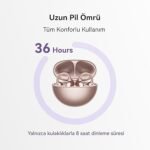 HUAWEI FreeClip Open-Ear Bluetooth Earbuds – Purple - Image 3