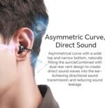 HONOR Choice Clip Earbuds – 36H, Noise Cancelling, IP54 - Image 4