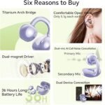 HONOR Choice Clip Earbuds – 36H, Noise Cancelling, IP54 - Image 5