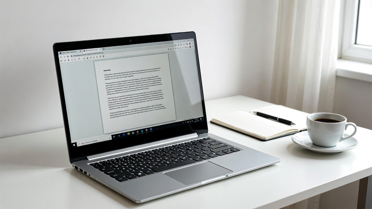 Budget laptop under AED 2000 on a clean desk setup for students and office users in UAE