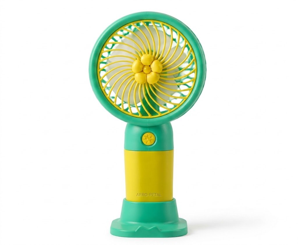 a USB Rechargeable Mini Fan – 3 Speed Portable - Image 1