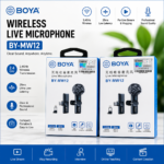 BOYA BY-MW13 Wireless Live Microphone – 2.4GHz