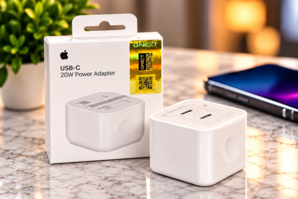 Apple 20W USB-C Fast Charging Adapter (3-Pin UK Plug)